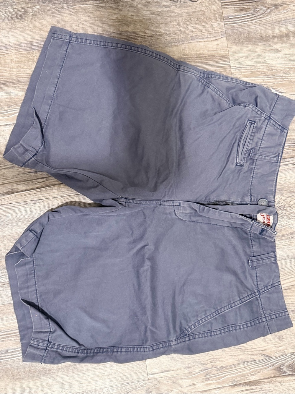 Arizona Jean Company Men's Slate Gray Flat Front Shorts